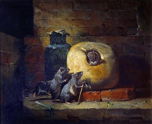 Мышь, удалившаяся от света. Филипп Руссо (1816-1887)