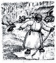 Иллюстрация Б. Кустодиева 1922 г. к девятой главе повести Николая Лескова «Леди Макбет Мценского уезда»