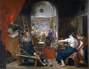 Состязание Афины с Арахной. Диего Родригес де Сильва-и-Веласкес, 1657