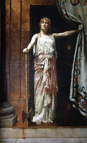 Клитемнестра после убийства. Джон Кольер, 1882
