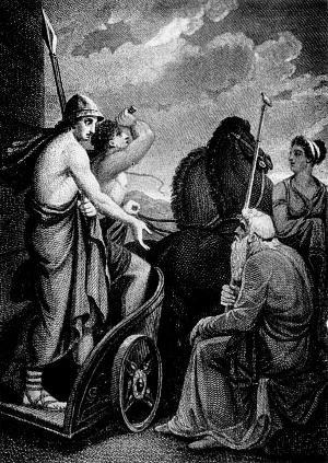 Телемах уезжает от Нестора. Генри Говард (1769-1847)