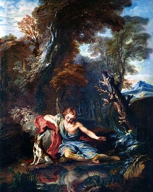Нарцисс. Франсуа Лемуан, 1728