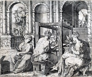 Дочери Миния. Антонио Фантуцци, Франческо Приматиччо, 1545 г.