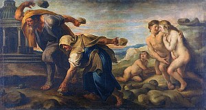 Девкалион и Пирра. Хуан Батиста Мартинес дель Мазо (1612-1667)