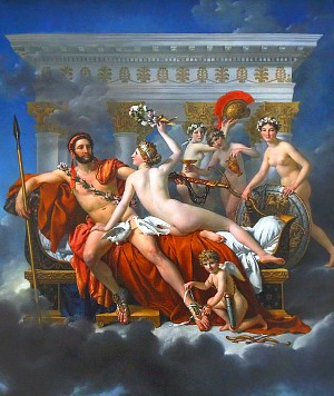 Арес и Афродита. Жак-Луи Давид, 1824