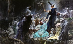 «Души на берегу Ахерона». Адольф Хиреми-Хиршль, 1898