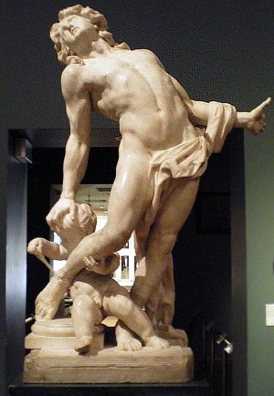 Скульптура «Смерть Ахилла». Кристоф Вейрье, 1683 г.