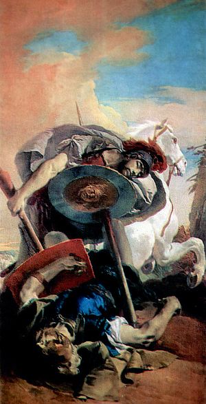 Этеокл и Полиник. Джанбаттиста Тьеполо, между 1725 и 1730 гг.