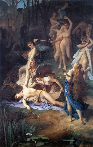 Смерть Орфея. Эмиль Леви, 1866