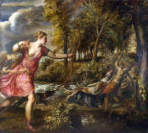 Тициан «Смерть Актеона» (1559-1575)