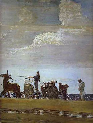 Одиссей и Навсикая. Валентин Серов (1865-1911)