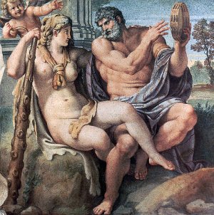 Геркулес и Иола. Аннибале Карраччи, 1597