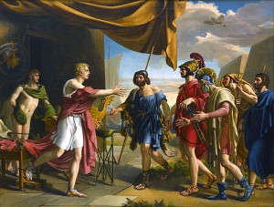 Ахилл и Агамемнон. Готлиб Шик, 1801
