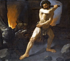 Геракл и Цербер. Франсиско де Сурбаран, 1634