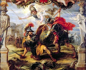 Ахилл и Гектор. Питер Пауль Рубенс (1577-1640)