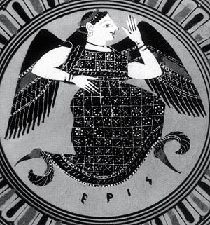 Богиня Вражда (Эрида, Эрис). 575-525 гг. до н. э.