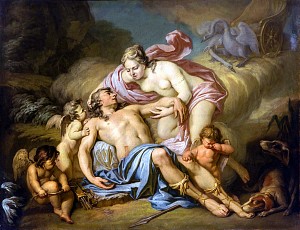 Смерть Адониса. Антон Лосенко, 1764