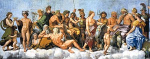Совет богов. Рафаэль, между 1517 и 1518