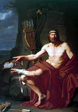 Филоктет на Лемносе. Ж. Ж. Друэ, 1788