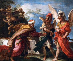 Финей и сыновья Борея. Себастьяно Риччи, 1695