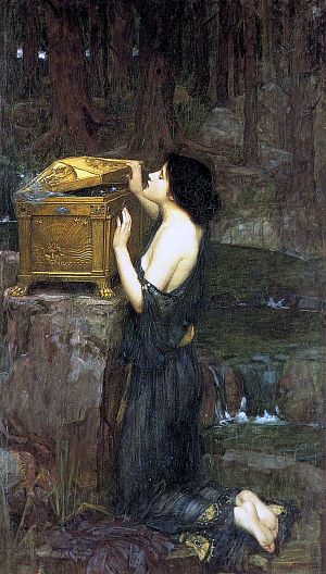 Пандора. Джон Уильям Уотерхаус, 1896