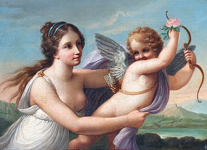 Эрот. Мария Анна Ангелика Катарина Кауфман, между 1750 и 1775