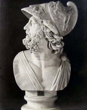 Менелай (мраморный бюст). Джакомо Броджи (1822-1881)