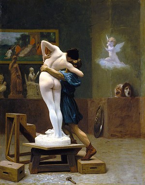 Пигмалион и Галатея. Жан-Леон Жером, 1890