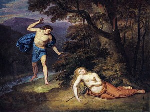 Кефал и Прокрида. Неизвестный художник, 1793 г.