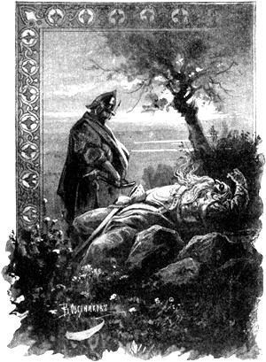 Смерть боярина Орши. Иллюстрация к поэме Лермонтова «Боярин Орша»