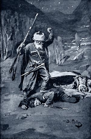 Иллюстрация З. Пичугина к поэме М. Ю. Лермонтова «Кавказский пленник»