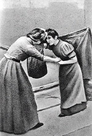Глава V. Те, кто на краю. Иллюстрация к произведению Джека Лондона «Люди бездны». Издание 1961 г.