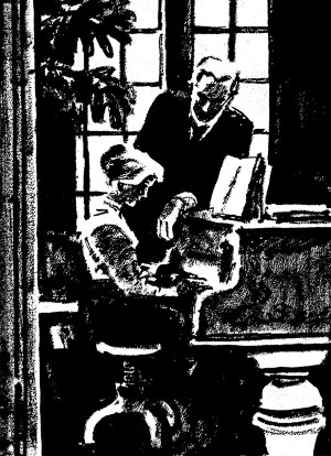 Иллюстрация к роману Д. Лондона «Маленькая хозяйка Большого дома». Художник П. Пинкисевич, 1976