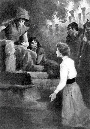 Иллюстрация к роману Д. Лондона «Сердца трех». Художник Л. Хайлов, 1961 г.