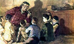 Рассказ Джека Лондона «Сказание о Кише» с иллюстрациями О. Новозонова, 1957 г.