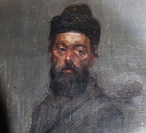 Проходимец Промтов. Иллюстрация С. Сорина к рассказу М. Горького «Проходимец», 1903 г.