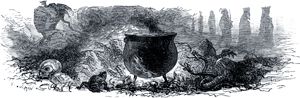 Конец. Иллюстрация Генри Кортни Селуса (1864) к трагедии Уильяма Шекспира «Макбет» (1606)