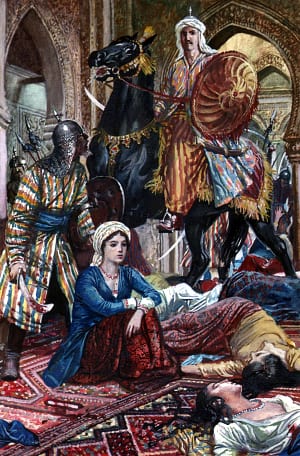 Иллюстрация к легенде Д. Н. Мамина-Сибиряка «Майя». Художник А. Л. Дудин, 1988 г.