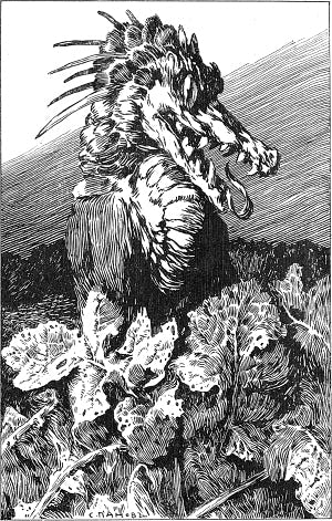 Опалиха. Иллюстрация к рассказу Д. Н. Мамина-Сибиряка «Нечистая сила». Художник С. И. Панов, 1909 г.