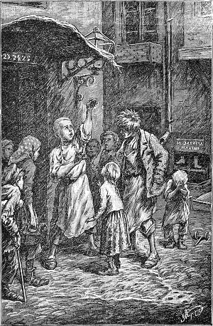 Иллюстрация к рассказу Д. Н. Мамина-Сибиряка «В каменном колодце». Издание 1912 г.