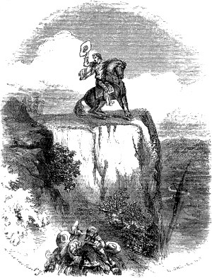 Фронтиспис. Иллюстрация к роману Майна Рида «Белый вождь». Издание 1857 г.