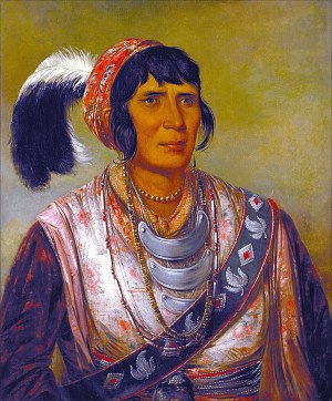 Оцеола. Художник Джордж Кетлин, 1838 г.