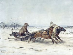 «Генерал Топтыгин». Картина Петра Соколова, 1875