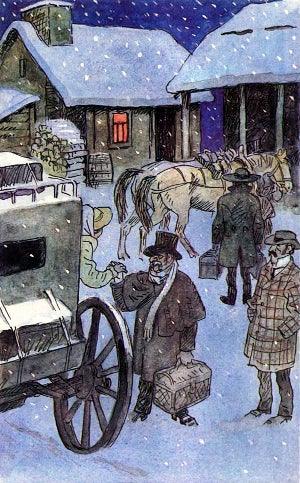 Иллюстрация к рассказу О. Генри «Яблоко сфинкса». Художник И. М. Семенов, 1975
