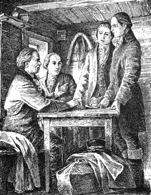 Крестьцы. Крестицкий дворянин дает наставления своим сыновьям. Путешествие из Петербурга в Москву.