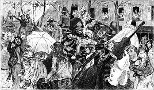 I. 16 февраля 1833 года. Заставка к главе романа Виктора Гюго «Отверженные». Издание 1890 г.