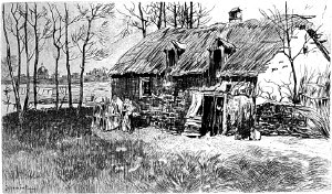 I. Жаворонково поле. Заставка к главе романа Виктора Гюго «Отверженные». Издание 1890 г.