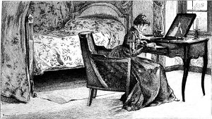 IX. Брат, истолкованный сестрой. Заставка к главе романа Виктора Гюго «Отверженные». Издание 1890 г.