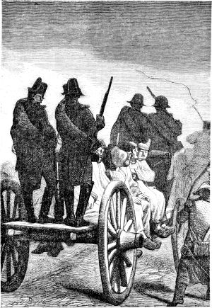 Арестантские цепи. Иллюстрация к роману Виктора Гюго «Отверженные». Художник Гюстав Брион (1824-1877)