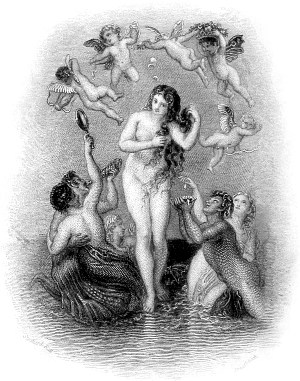 Венера. Иллюстрация к поэме Овидия «Наука любви». Издание 1852 г.
